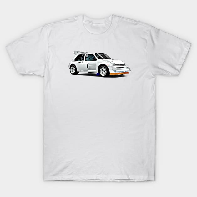 MG Metro Cartoon T-Shirt by Auto-Prints